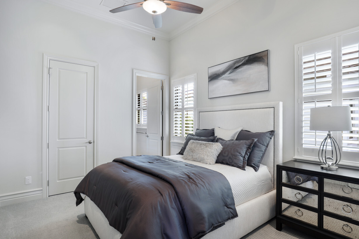 One of 3 guest bedrooms, all with en-suite baths | 16459 Seneca Way – Naples, Florida 34110 - Listed By Janine Monfort - Naples, Florida Real Estate Agent at Premier Sotheby's International Realty